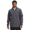 Under Armour Men's Castlerock/Metallic Silver Drive Pro Storm Hybrid 1/2 Zip