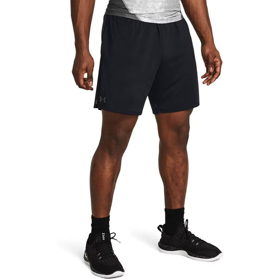 Under Armour Men's Black/Black/Castlerock Tech Vent 7" Shorts