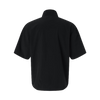 Adidas Men's Black/White Short Sleeve Quarter-Zip Pullover
