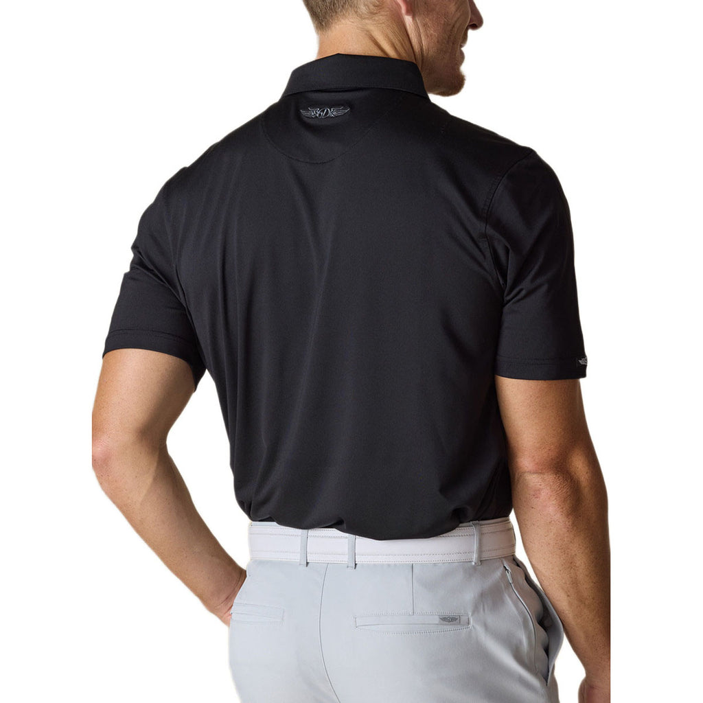 Straight Down Men's Black Olympic Polo
