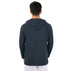 Charles River Unisex Navy Heather Cayak Lightweight Stretch Hoodie