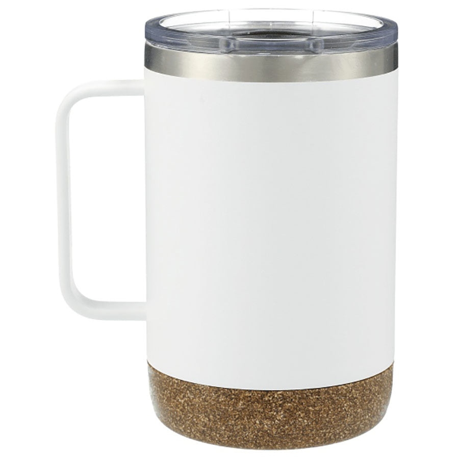 48-Hour Leed's White Valhalla Copper Vacuum Insulated Camp Mug 14oz