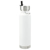 Leed's White Thor Copper Vacuum Insulated Bottle 25oz Straw Lid