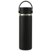 48-Hour Hydro Flask Black Wide Mouth 20 oz Bottle with Flex Sip Lid