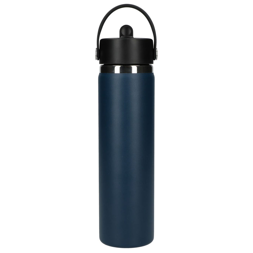 Hydro Flask Indigo Wide Mouth 24oz Bottle with Flex Straw Cap