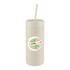 Sol Cream Tonal Straw Tumbler 20oz