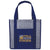 GoodValue Navy Laminated Heathered Non-Woven Grocery Tote