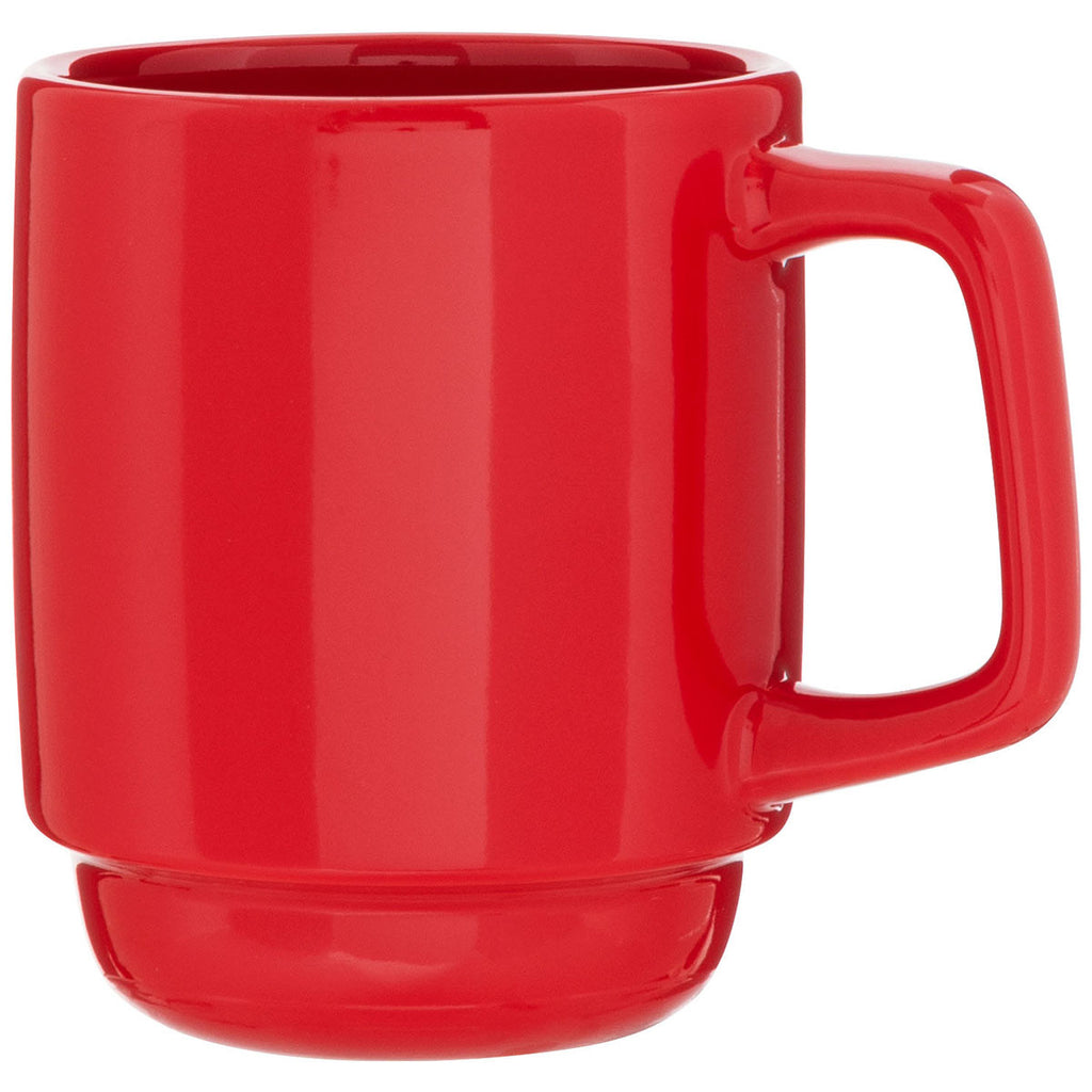 ETS Express Red Olly 16oz Stackable Ceramic Mug