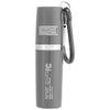 Hit Grey Rechargeable Portable Alarm And Flashlight With Carabiner Attachment