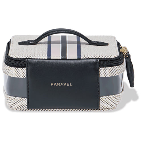 Paravel Domino Black Mini Cabana See-All Vanity Case