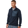 Columbia Men's Collegiate Navy/Dark Mountain Hike Half-Zip Pullover