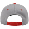 Richardson Grey/Grey/Red Pro Twill Snapback