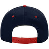 Richardson Navy/Navy/Red Pro Twill Snapback