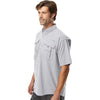 Columbia Men's Cool Grey PFG Bahama Short Sleeve Shirt