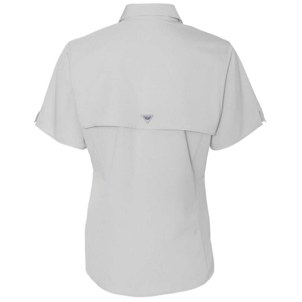 Columbia Women's Cool Grey PFG Tamiami Short Sleeve Shirt