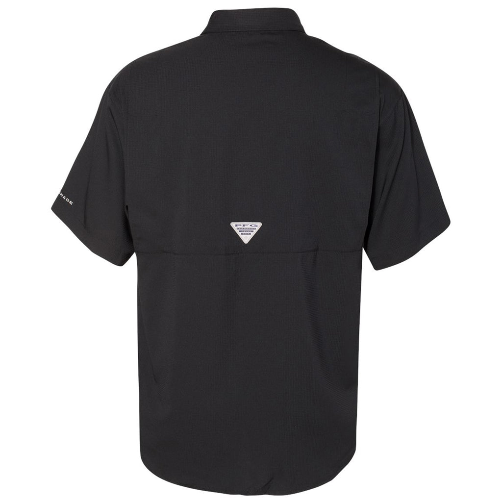 Columbia Men's Black PFG Tamiami Short Sleeve Shirt