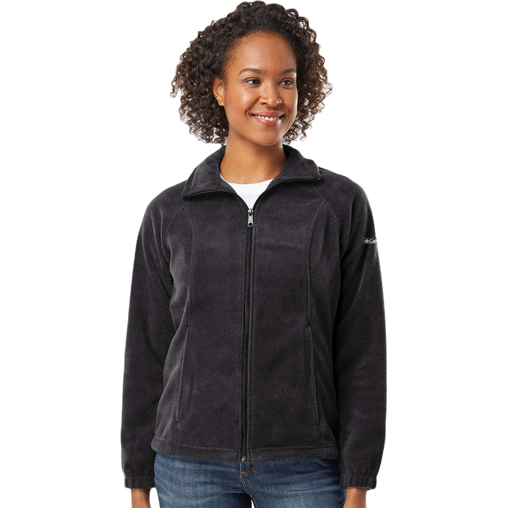 Columbia Women's Black Benton Springs Fleece Full-Zip Jacket