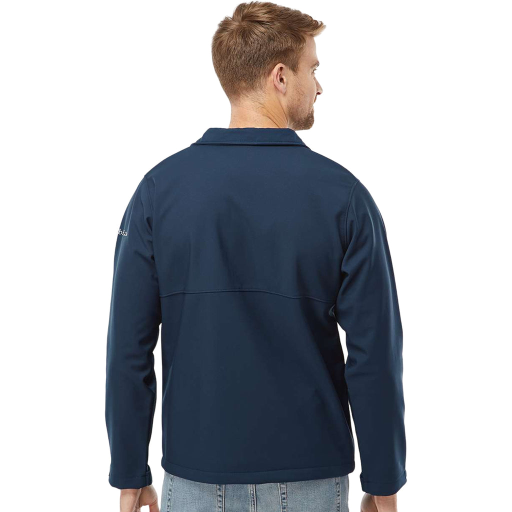 Columbia Men's Collegiate Navy Ascender Soft Shell Jacket