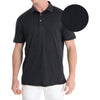 AndersonOrd Men's Black Heather Gamer Polo