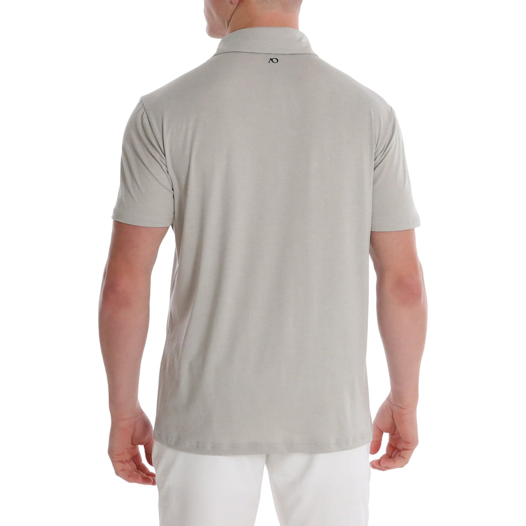 AndersonOrd Men's Platinum Heather Gamer Polo