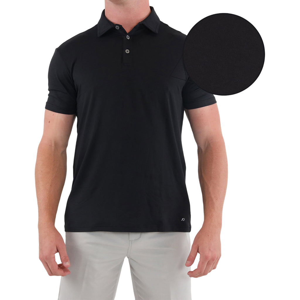 AndersonOrd Men's Black Gamer Polo