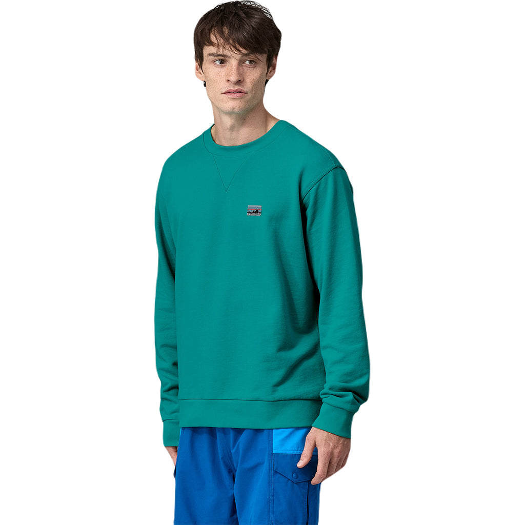 Patagonia Men's Subtidal Blue Daily Crewneck Sweatshirt