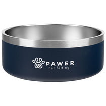 Hit Navy 40 Oz. Stainless Steel Pet Bowl