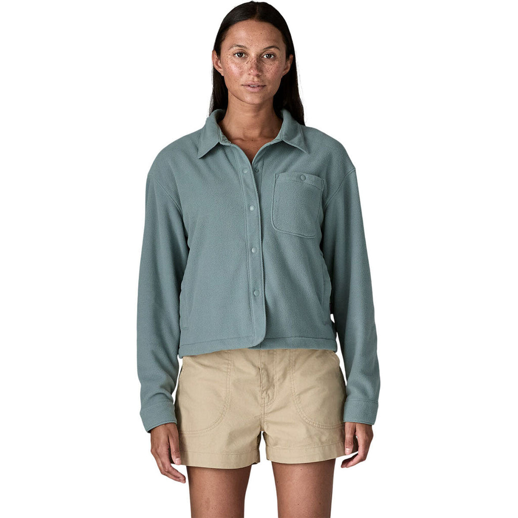 Patagonia Women's Blue Sage Micro D Fleece Shirt Jacket