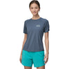 Patagonia Women's Unity Fitz: Utility Blue Capilene Cool Trail Graphic Shirt