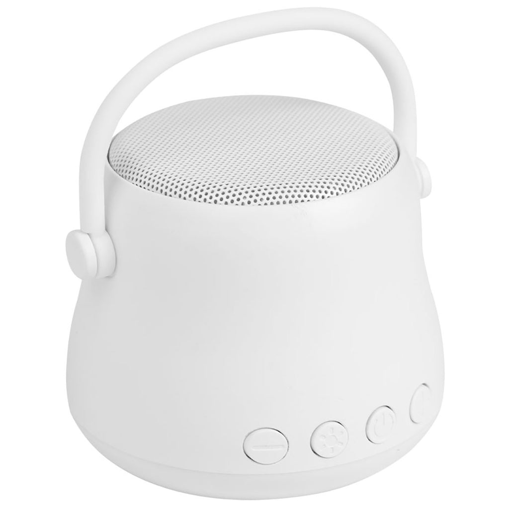 Hit White Sound Wave Light-Up Speaker