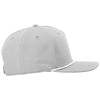 Richardson Light Grey/White 5-Panel Classic Rope Cap