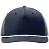 Richardson Navy/White 5-Panel Classic Rope Cap