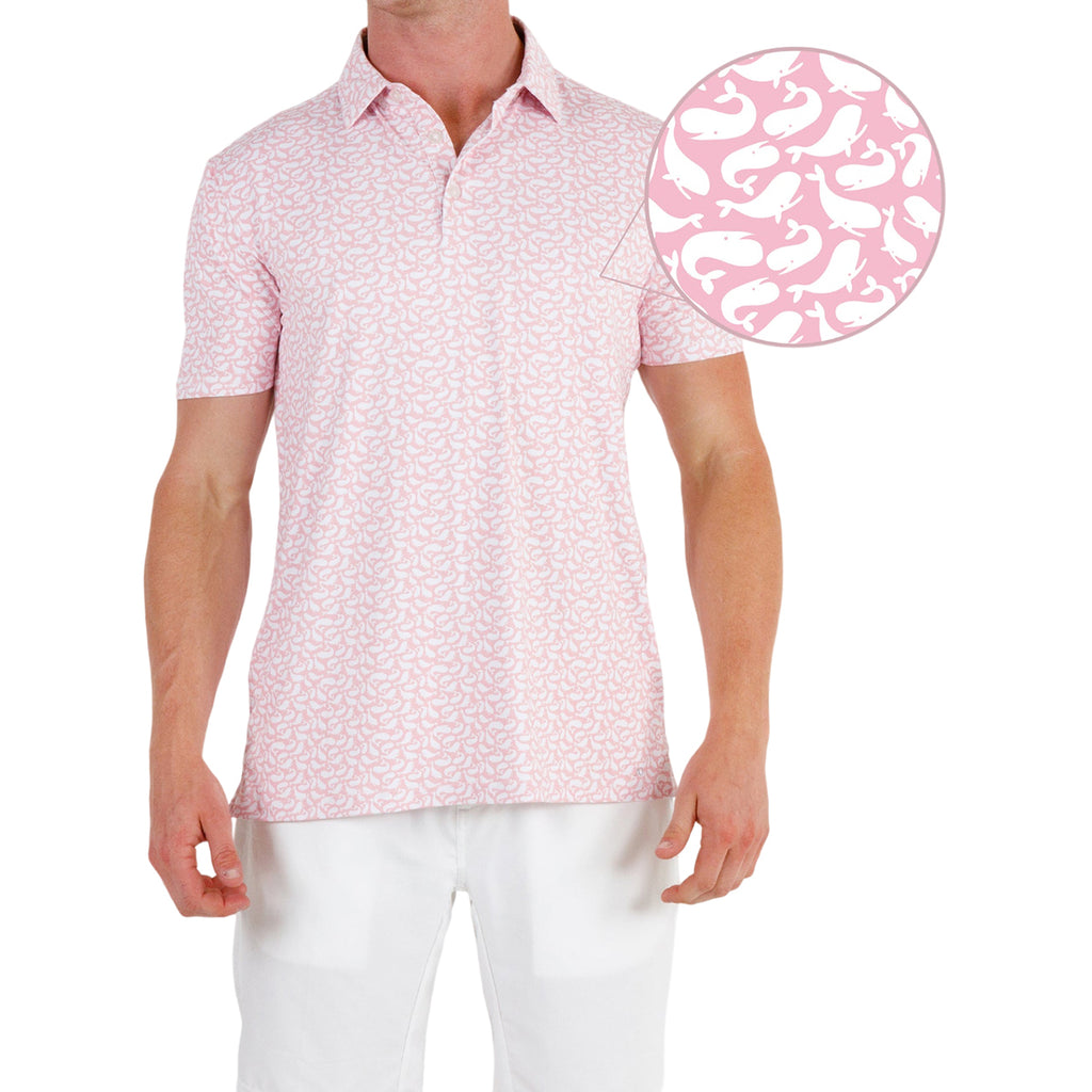 AndersonOrd Men's Orchid Pink Splash Polo