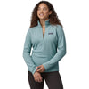 Patagonia Women's Thermal Blue Micro D 1/4-Zip