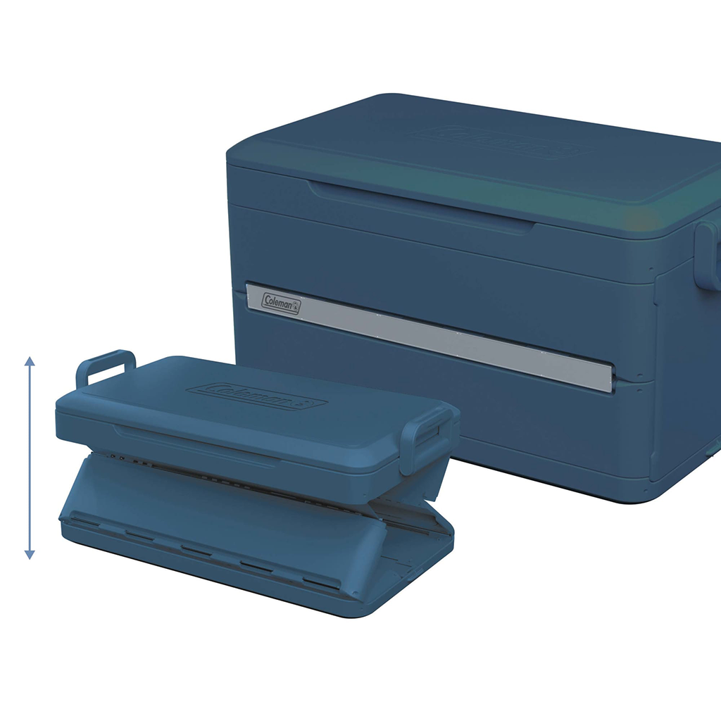 Coleman Sapphire Snap-N-Go 55-Quart Collapsible Hard-Sided Cooler