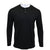 AndersonOrd Men's Black Heather Wave Long Sleeve Henley