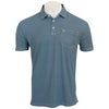 AndersonOrd Men's Navy/Skyway Stream Polo