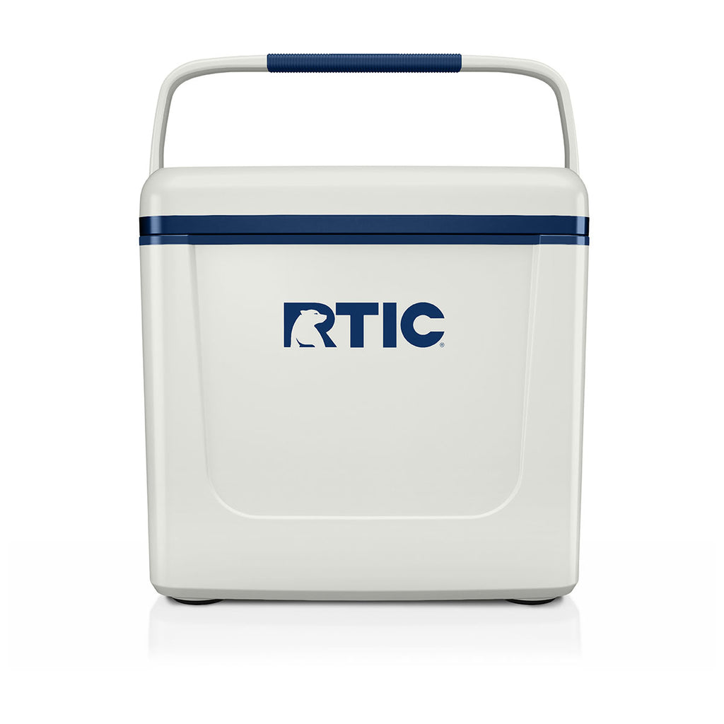 RTIC Cool Grey & Navy 8 QT Road Trip Personal Cooler