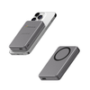 PhoneSuit® Silver Elite Mag Qi2 Wireless Battery Pack & Portable Pocket Charger 10,000 mAh