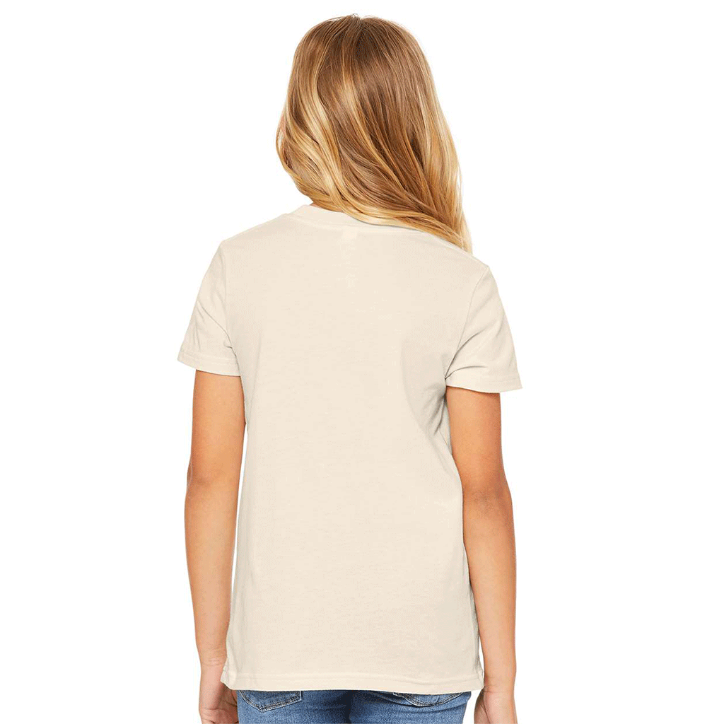 Bella + Canvas Youth Natural Jersey Short-Sleeve T-Shirt