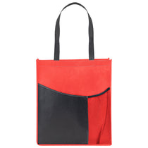 Hit Red with Black Pisces rPET Non-Woven Tote Bag