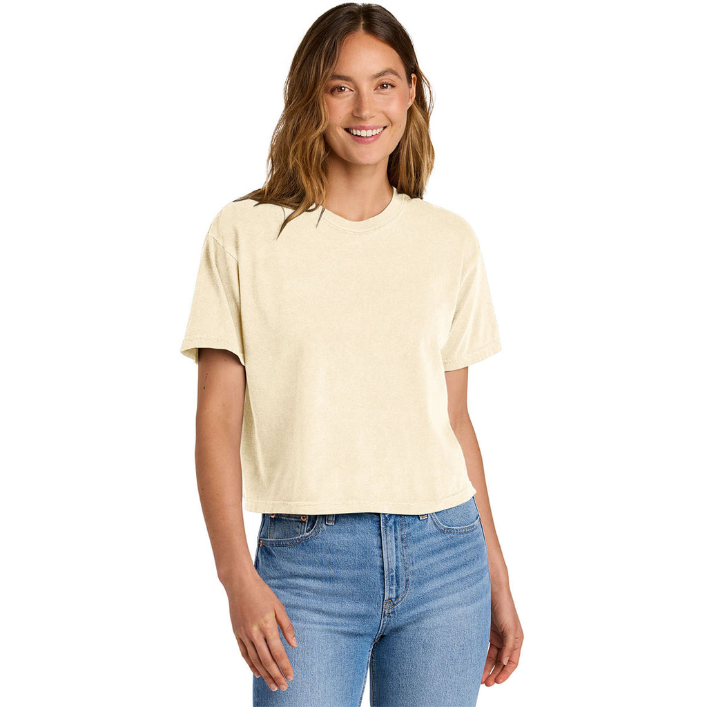 Comfort Colors Women's Ivory Heavyweight Boxy Tee
