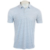 AndersonOrd Men's White/Dusty Blue/Lotus Longboard Polo