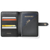 Paravel Domino Black Cabana Passport Case