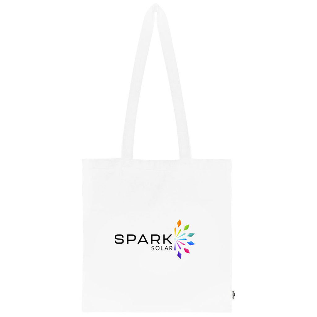 Hit White Jones Recycled Cotton Tote Bag