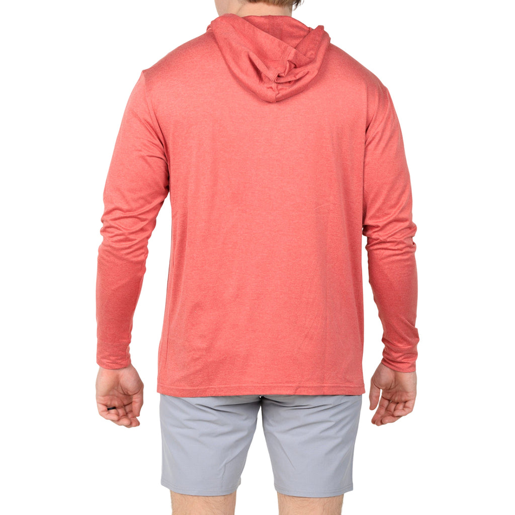 AndersonOrd Men's Mineral Red Heather Blacks Beach Hoodie