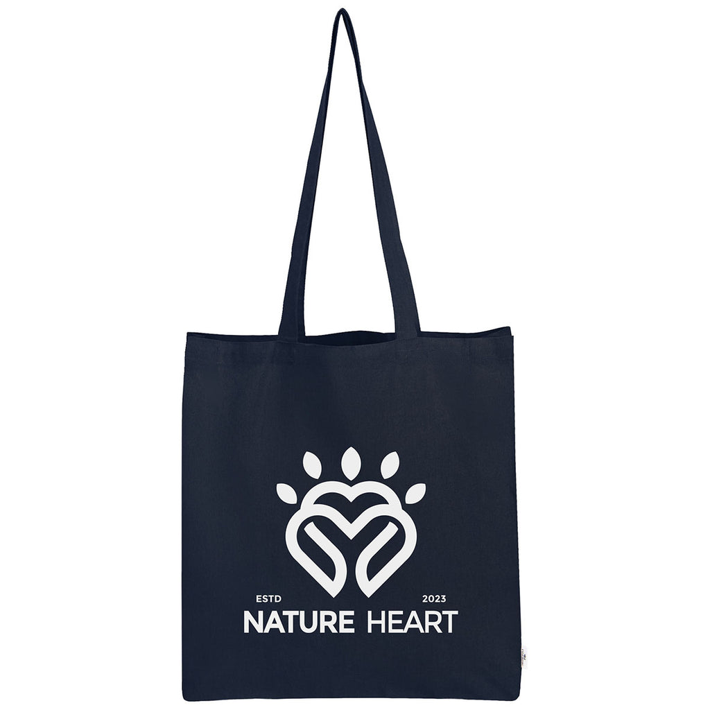 Hit Navy Arden Recycled Cotton Canvas Tote Bag