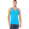 Bella + Canvas Unisex Neon Blue Heather CVC Tank