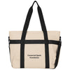 Hit Beige Hudson rPET 36 Can Cooler Tote Bag