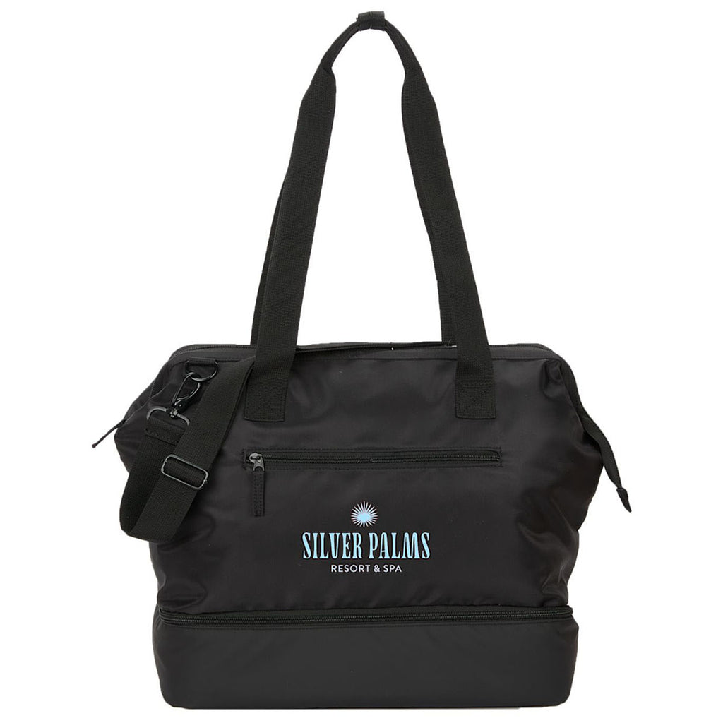 Leed's Black Daybreak Recycled Weekender Tote